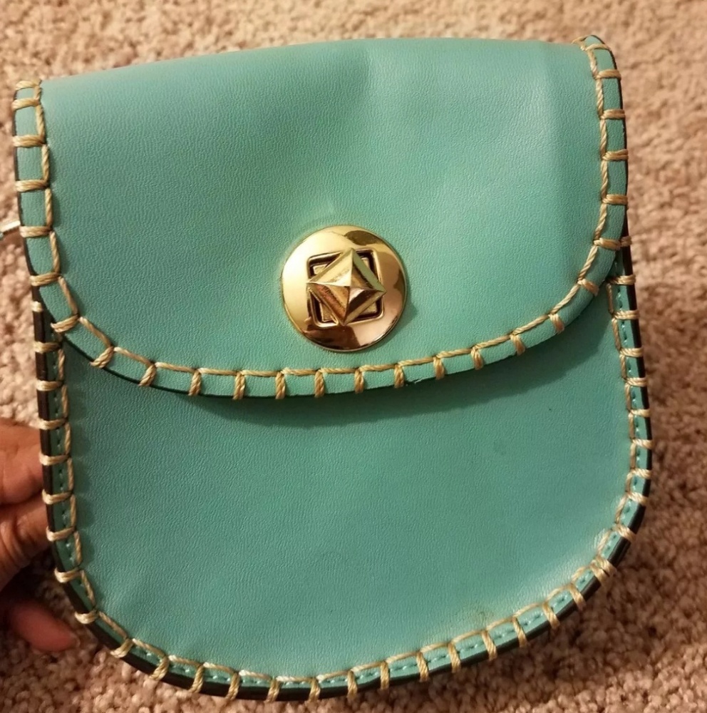 Teal Crossbody Bag